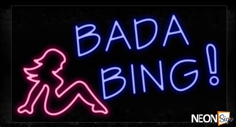 Bada Bing! With Logo Neon Sign | CatchFree