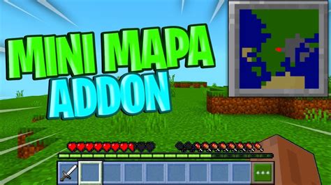 MINIMAP ADDON MINECRAFT PE - YouTube