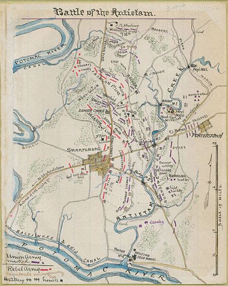 Antietam Battle Map