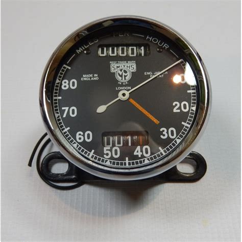 Smiths Instruments Genuine Smiths Speedometer 0-80 MPH Pre-War Pin Drive New Glass & Bezel ...