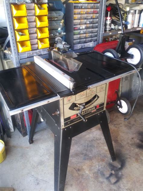 CRAFTSMAN 9" TABLE SAW WITH STAND for Sale in Oakland Park, FL - OfferUp