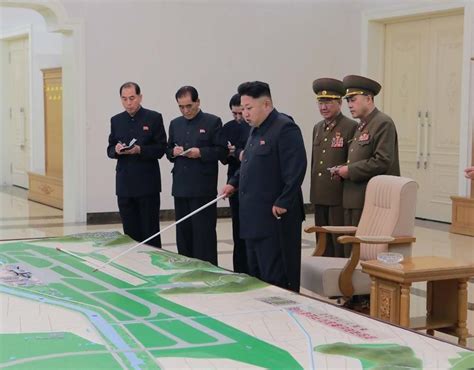 Kim Jong Un inspects Terminal 2 of Pyongyang International Airport ...