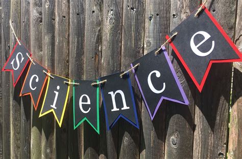 Science Classroom Decor Banner Back to School Teacher Sign - Etsy