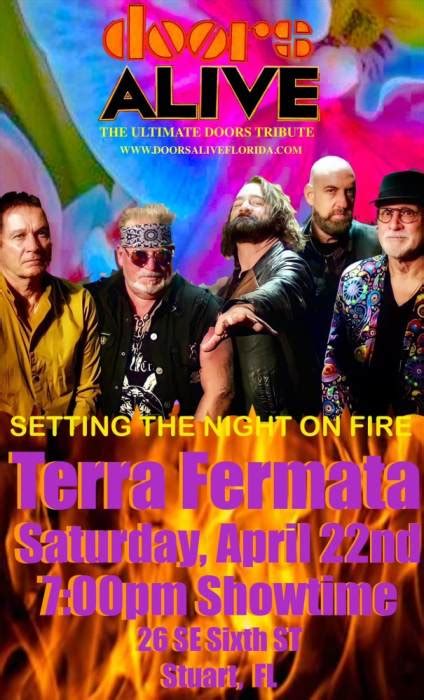 Terra Fermata - MUSIC VENUE, DOWNTOWN STUART, FL - THE DOORS ALIVE