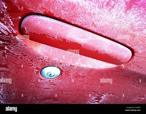 Frozen Car Door Stock Photo - Alamy