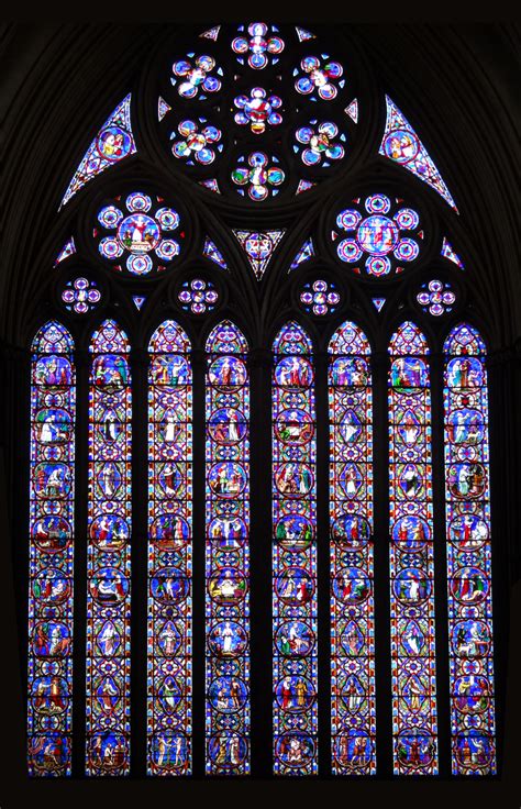 File:Stained glass windows in Lincoln Cathedral 07 East Window.jpg