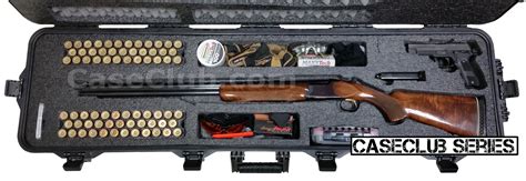 Case Club Waterproof Sporting Shotgun Case with Silica Gel & Accessory Box