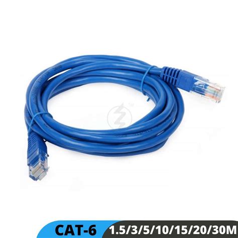 1.5/3/5/10/15/20/30Meter RJ45 LAN Network Cable CAT6 Gigabit Ethernet Cable [Ship from Malaysia ...