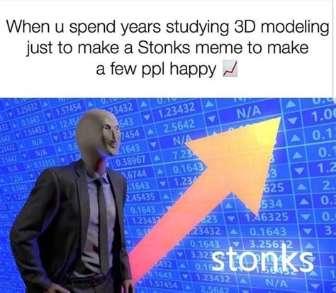 Meme Man Stonks Science – KingMeme