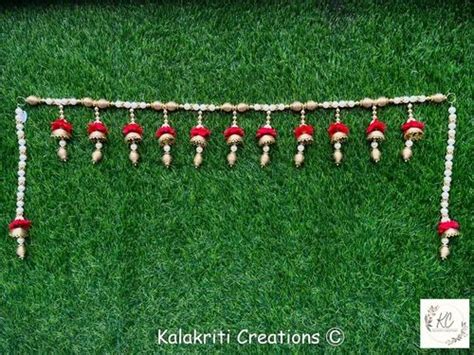 Red Beads Decorative Toran, For Decoration at Rs 900/piece in Hyderabad | ID: 27189930055