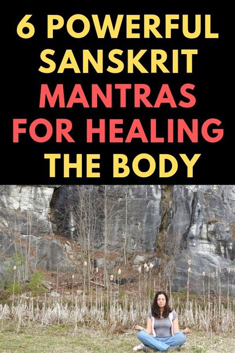 Awesome 6 Powerful Sanskrit Mantras For Healing The Body | Sanskrit mantra, Healing mantras ...