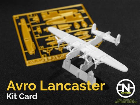 Avro Lancaster Kit Card by Nakozen | Download free STL model ...