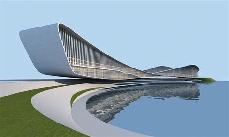 3D model Streamlined architecture | CGTrader