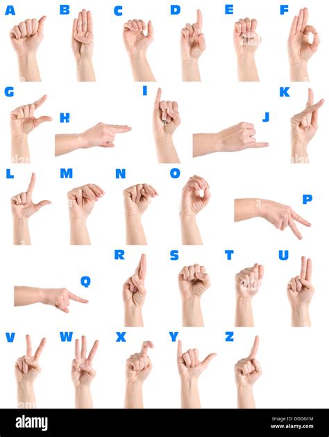 American Sign Language Hand High Resolution Stock Photography and Images - Alamy