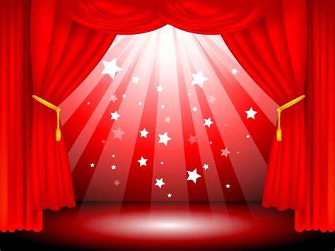 Theatre Curtains Background