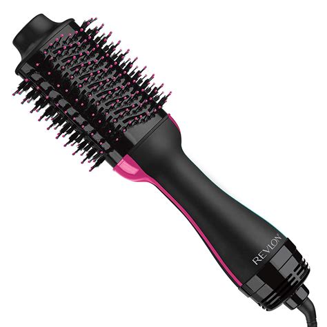 Revlon One-Step Hair Dryer and Volumizer 4.25" Nylon Hot Air Brush ...