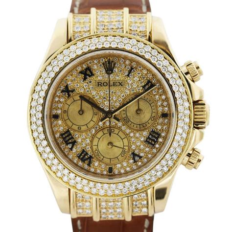 All Diamond Rolex Daytona 116518 Mens Watch -Boca Raton