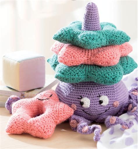 Baby Stacks: 6 Easy Toys to Crochet: Tamara Ramsey: 9781464771767 ...