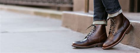 Men's Captain Lace-Up Boot In Brown Leather - Thursday Boot Company