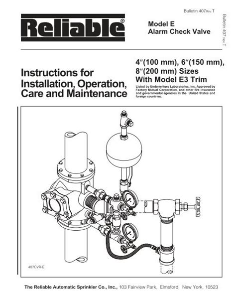 alarm check valve function Valve alarm check fighting automatic fire ...