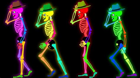 Funny Skeleton Dance | Funny Skeleton Cartoons Dancing At Midnight In ...