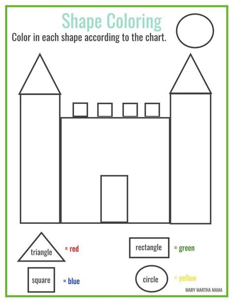 Printable Square Shape Worksheets Math Free Coloring Naming 2d Shapes Wo… | Shape worksheets for ...