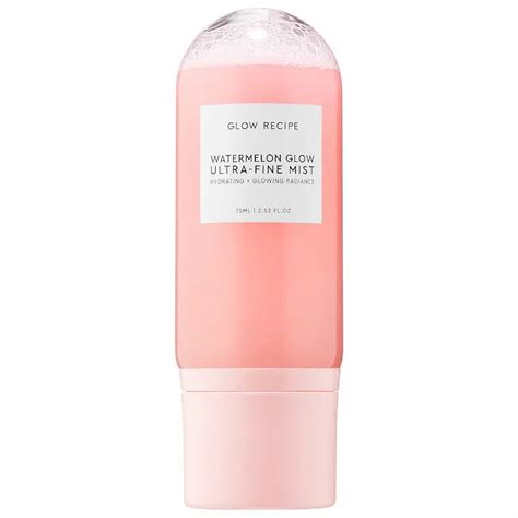 GLOW RECIPE Watermelon Glow Ultra-fine Mist - Dewy Skin Spritz Setting, 2.53 oz/ 75 ml in Pink ...