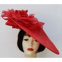 RED Hats - DERBY HATS - FASCINATORS Silk Roses, Red Roses, Modern Hat, Feminine Earrings, Retro ...