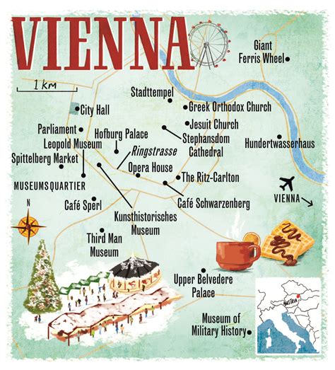 Medieval Vienna Map