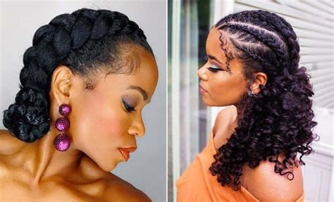 21 Easy Ways to Wear Natural Hair Braids - StayGlam