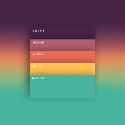 Free Flat & minimal Palette on Behance Site Web Design, Design Websites ...