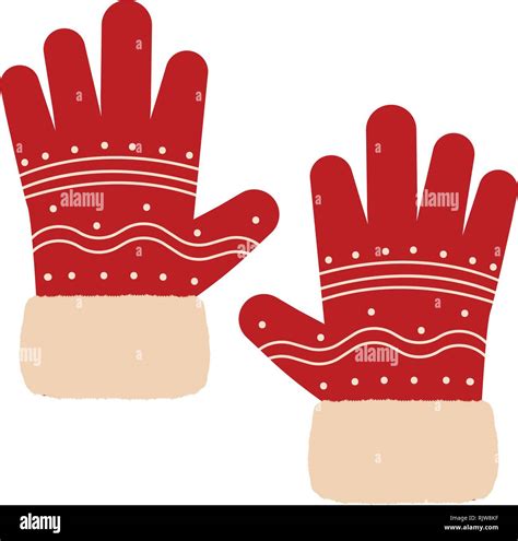 Isolated winter gloves Stock Vector Image & Art - Alamy