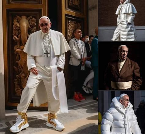 AI Shows Pope Francis As A Fashion Icon - Bullfrag