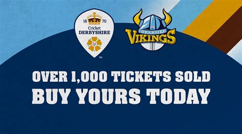 Over 1,000 Yorkshire tickets sold - Derbyshire County Cricket Club