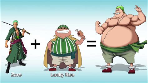 One Piece Characters Fusion: Zoro + Lucky Roo [ワンピース] - YouTube