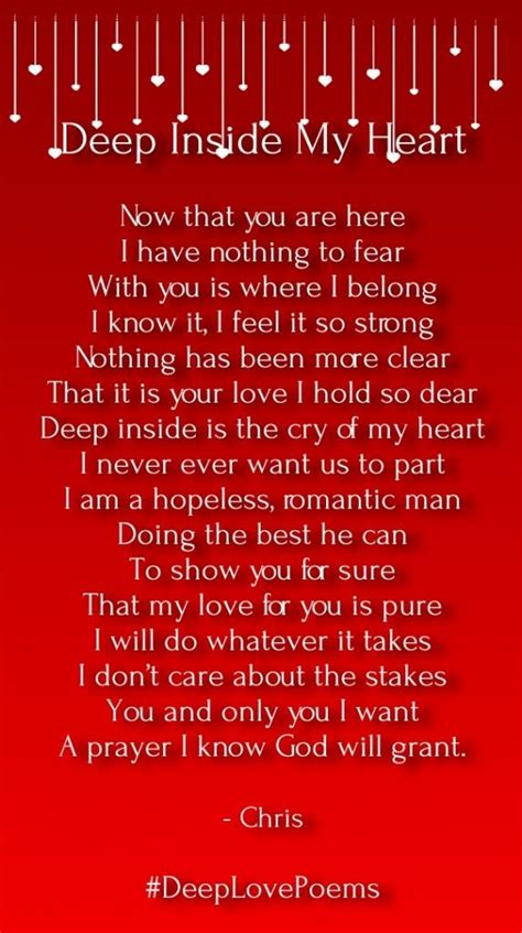 deep love poems for him from the heart