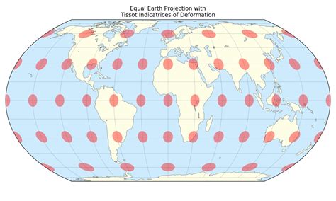 Showing distortion on the new Equal Earth Map Projection [OC] | Earth map, Information ...