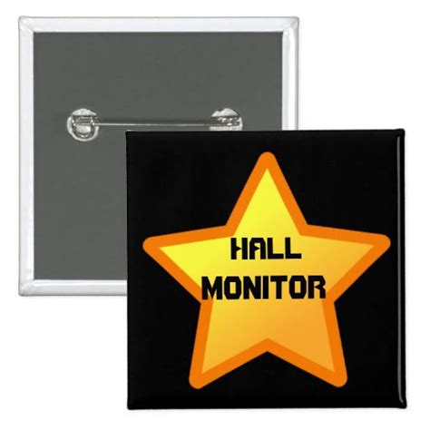 Hall Monitor Badge Designs, Hall Monitor Badges