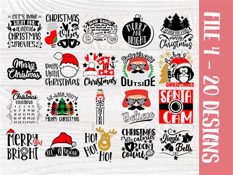 Christmas SVG Bundle Funny Christmas Quotes Pot Holder Png - Etsy