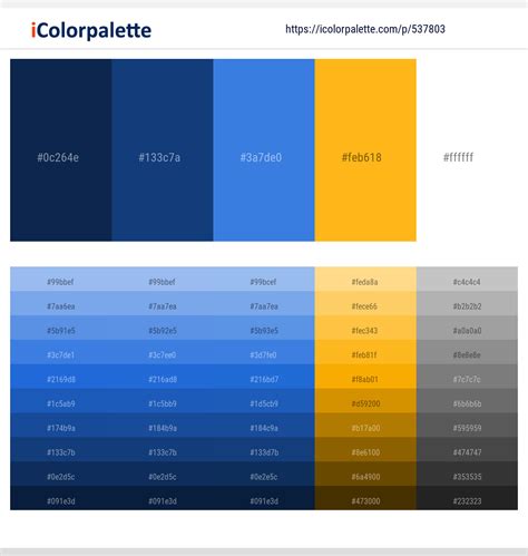 46 Latest Color Schemes with Royal Blue And White Color tone combinations | 2024 | iColorpalette