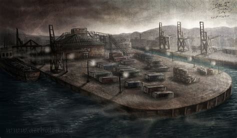 ArtStation - East Harbor Concept Art