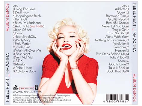 Madonna FanMade Covers: Rebel Heart - Album Demos