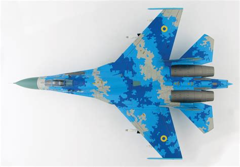 Sukhoi Su-27 Flanker B Ukrainian Air Force 2012, 1:72 Scale Diecast ...