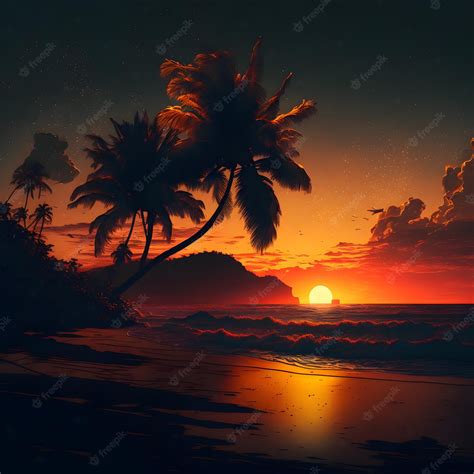 🔥 [30+] Sunset Paradise Wallpapers | WallpaperSafari