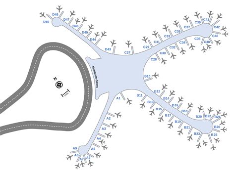 Map Of Abu Dhabi Airport - Devan Fenelia