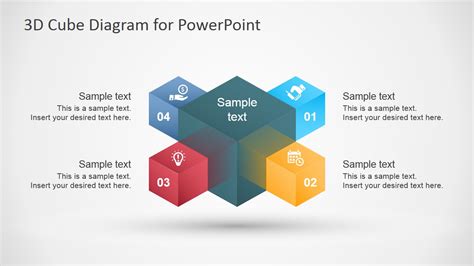 3D Cube Diagram Template for PowerPoint - SlideModel