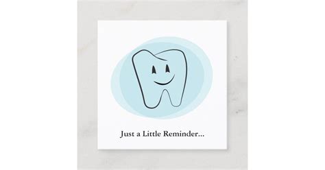 Dentist Dental Appointment Reminder | Zazzle