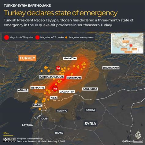 Infographic: How big were the earthquakes in Turkey, Syria? | Turkey ...