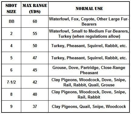 Shot Sizes in Shotgun Shells - The Guns And Gear Store