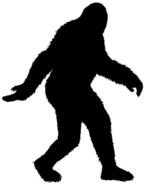 Bigfoot Silhouette Vector at GetDrawings | Free download